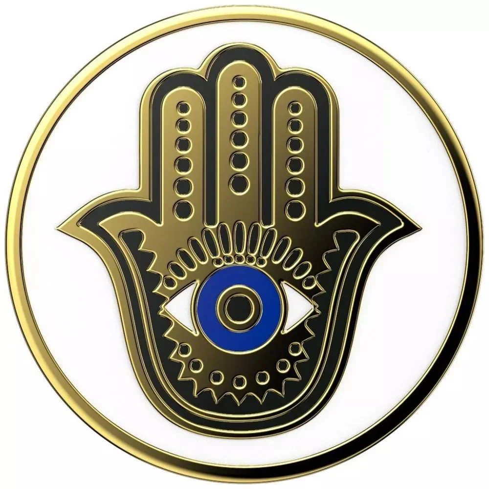 Enamel Hamsa Hand Premium Popsockets Single Grip & Stand Phones Holder